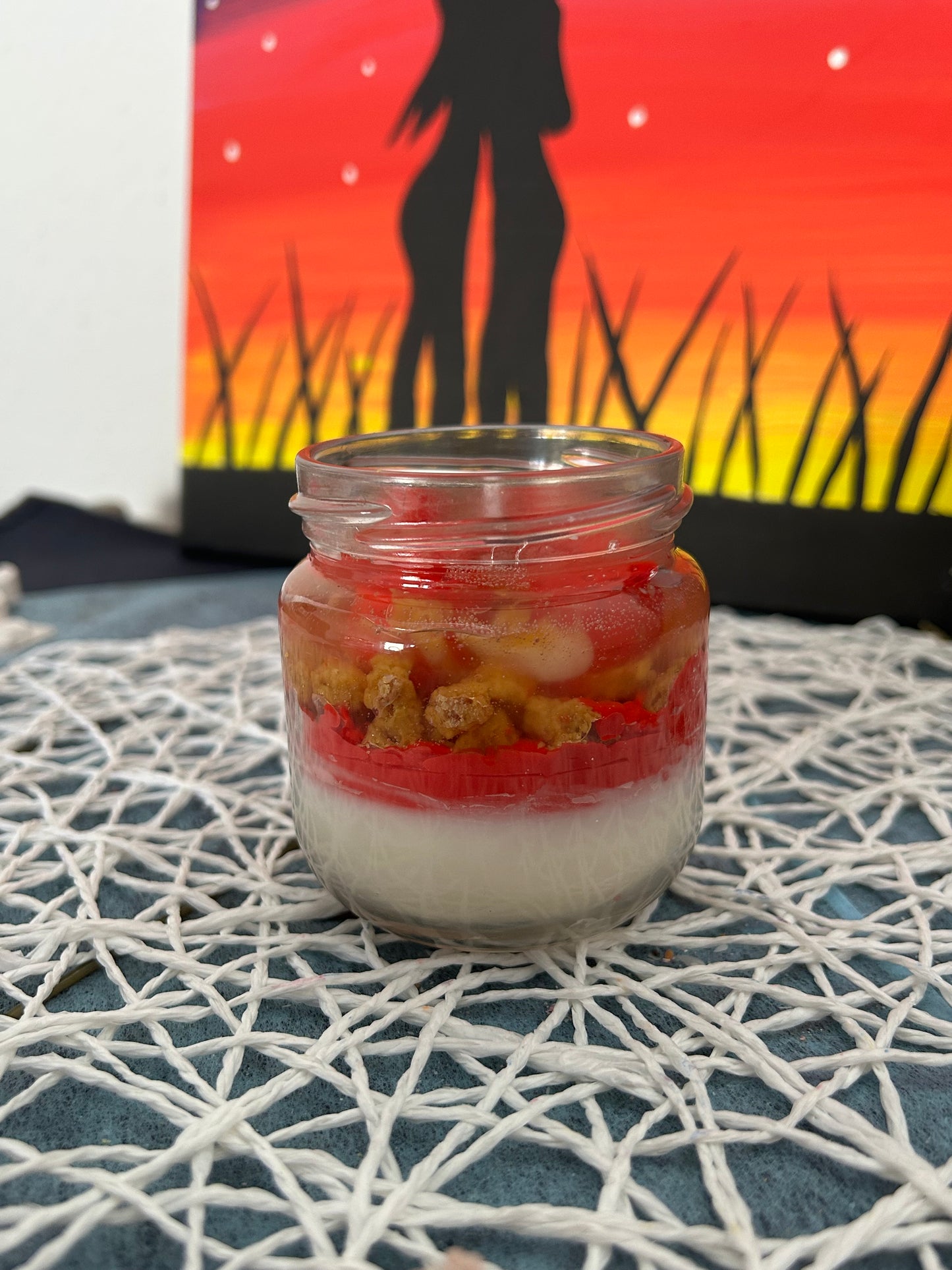 Erdbeer Dessert ( nicht essbar )
