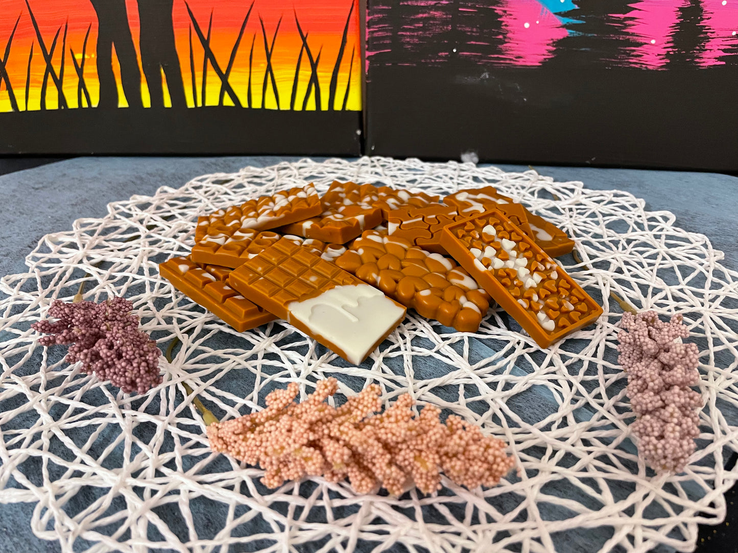 12 Stück Wax Melts Schoki Tafel