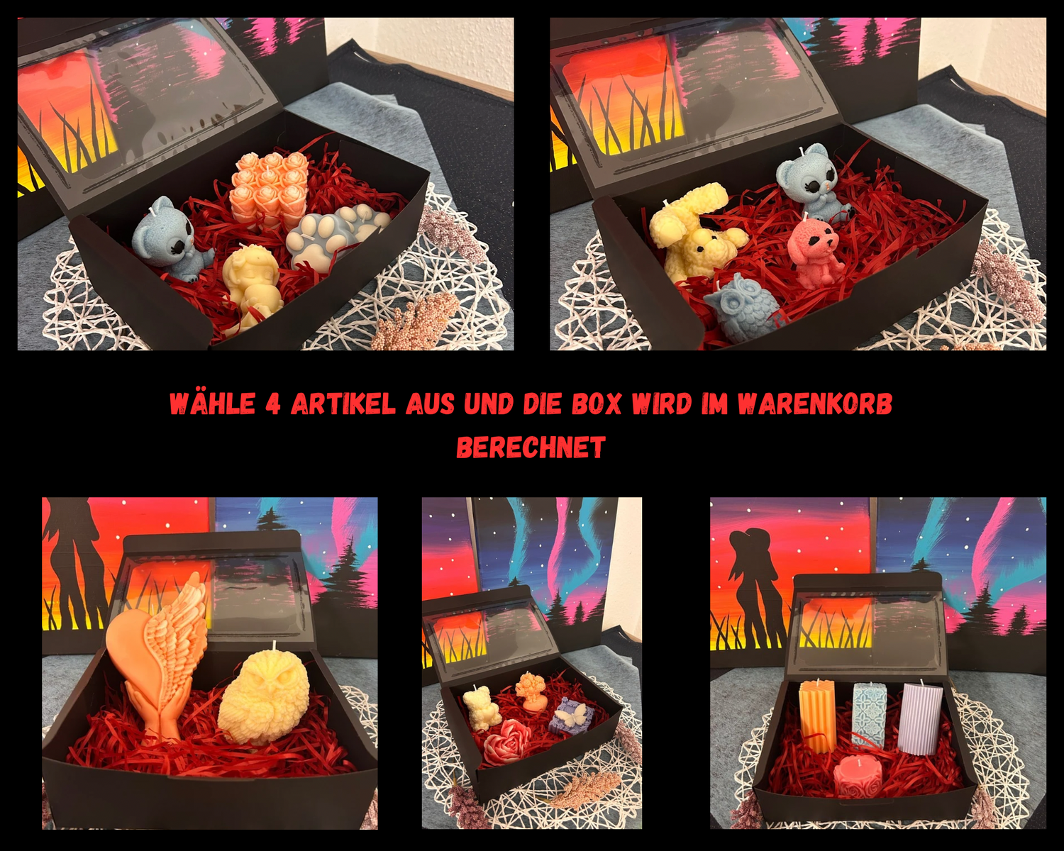 Kerzen Boxen