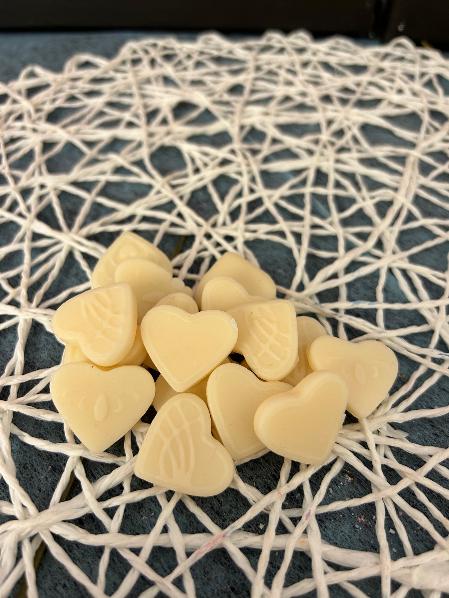 kleine Herzchen mit Muster Wax Melts - für Duftlampen